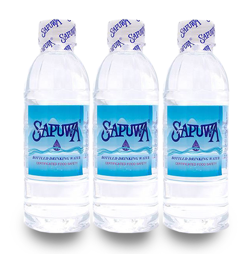 Hình ảnh nước uống đóng chai Sapuwa trên thị trường