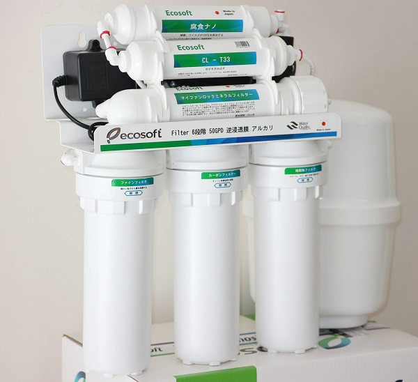 Máy lọc nước RO Ecosoft 6 lõi cam kết loại bỏ 100% các chất nguy hại trong nước