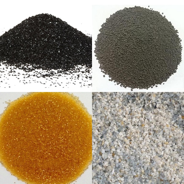 Nên kết hợp sử dụng các loại vật liệu lọc nước khác nhau như cát vàng, than hoạt tính,... để tận dụng được tối đa công năng làm sạch của các loại vật liệu