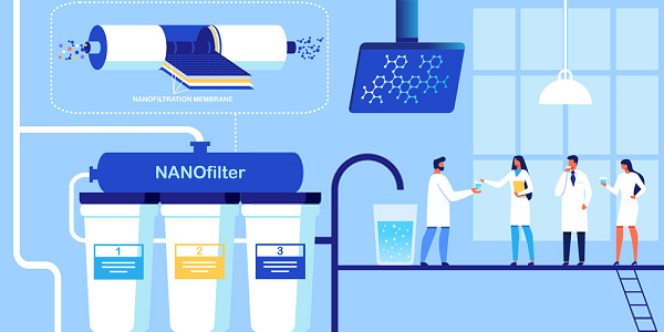 Công nghệ lọc nước nano được sử dụng rộng rãi