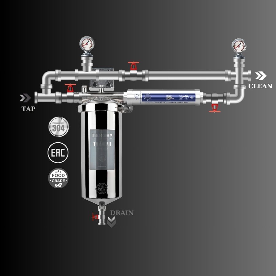 Hệ thống lọc nước tổng đầu nguồn Geyser Ecotar 1F1As