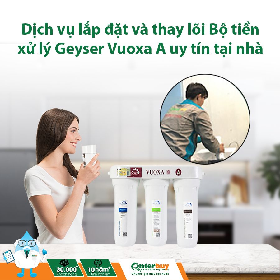 Geyser có dịch vụ thay lõi tận nhà