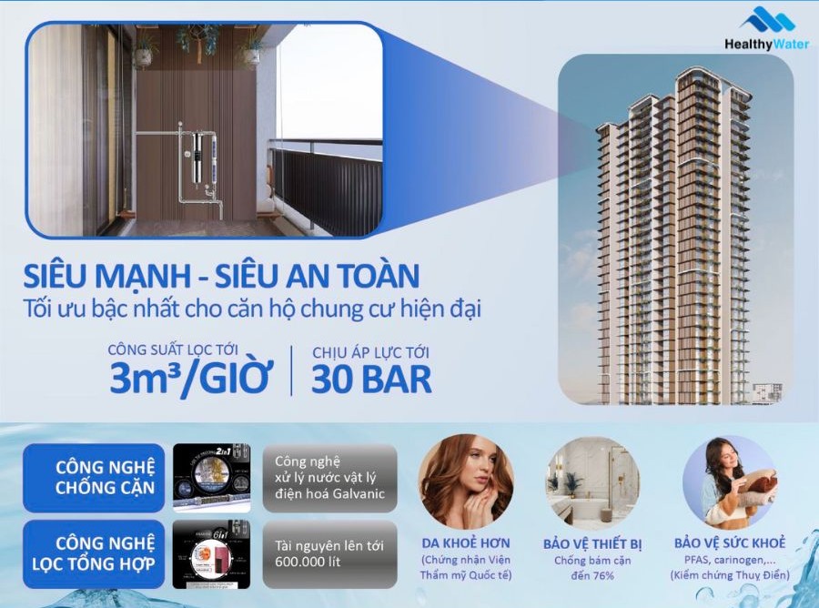 Lưu ý khi lắp đặt máy lọc nước ở chung cư