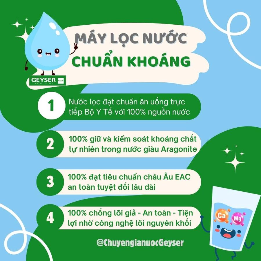 Nước kiềm khoáng thường gắn với khoáng, vị nước và cấu hình lõi; không nên nhầm với điện phân ion kiềm