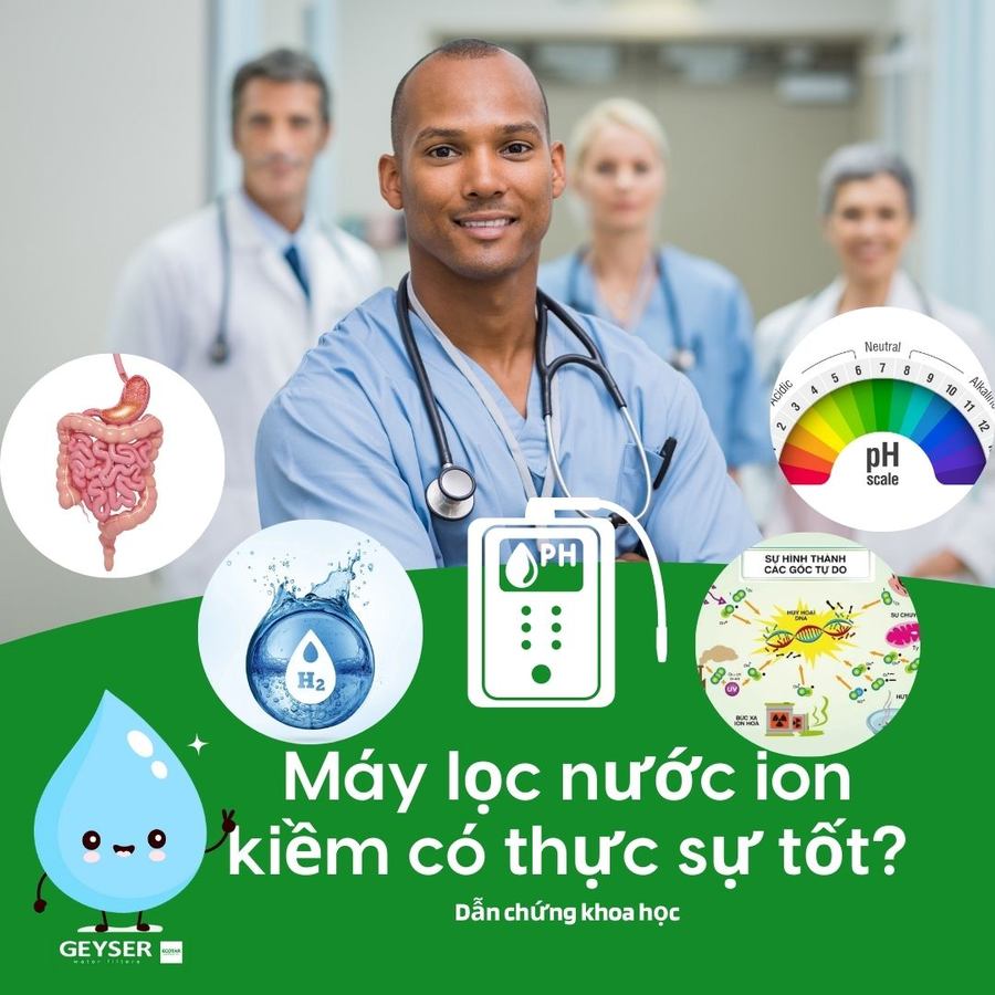 Máy ion kiềm nên được dùng theo mức nước phù hợp, không theo tâm lý pH càng cao càng tốt